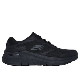 SKECHERS WORK Men's Arch Fit 2.0 Soft Toe EH Slip Resistant Work Shoe Black - 200331-BLK