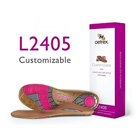 Aetrex Women's Customizable Orthotics with Metatarsal Support (Lynco) - L2405W