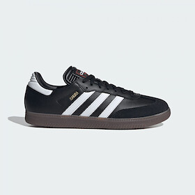 Adidas Unisex Samba Indoor Soccer Shoes Core Black/Cloud White/Vivid Red - IH6000