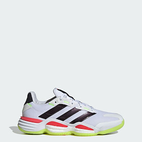Adidas Men's Stabil 16 Indoor Volleyball Shoes Cloud White/Aurora Metallic/Aurora Plum - JP7273