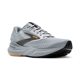 Brooks Men’s Adrenaline GTS 24 Running Shoe Alloy/White/Gold Fusion - 110437-084