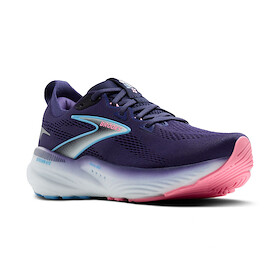 Brooks Women’s Glycerin GTS 22 Running Shoe Blue Ribbon/Peacoat/Dianthus - 120435-429