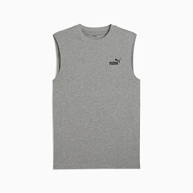 PUMA Men's Essentials Sleeveless T-Shirt Medium Gray Heather - 68801403
