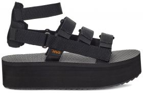 Teva Women's Flatform Mevia Sandal Black - 1116810-BLK