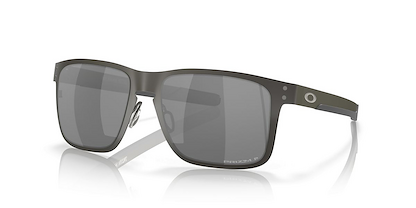 Oakley Men's Holbrook Metal Sunglasses Matte Gunmetal/Prizm Black Polarized (55 mm) - 0OO4123-412306 55