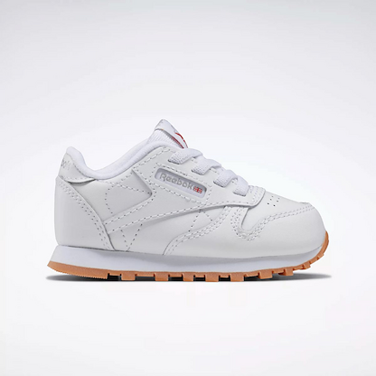Reebok Baby Classic Leather Sneaker Ftwr White/Ftwr White/ Rubber Gum-02 - 100008336