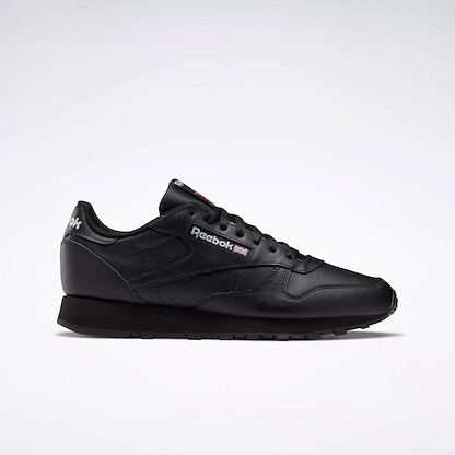 Reebok Unisex Classic Leather Shoes Core Black/Core Black/Pure Grey 5 - 100008494