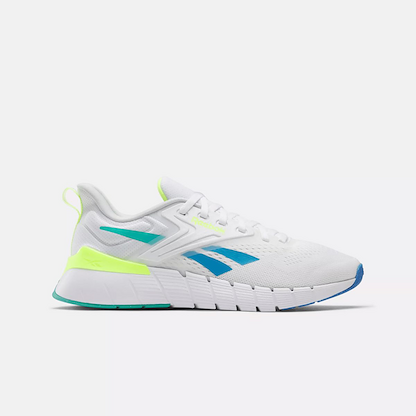 Reebok Men's Nano Gym Shoes White/Unleashed Green/Kinetic Blue - 100208634