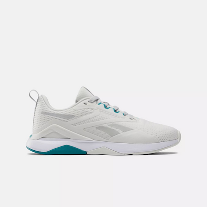 Reebok Women's Nanoflex Trail 2 Athletic Shoe Barely Grey/Team Teal/Footwear White - 100211847
