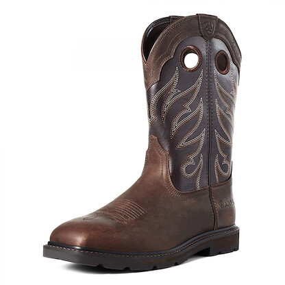 ARIAT WORK Men's 11" Groundwork Soft Toe Work Boot Brown - 10034718