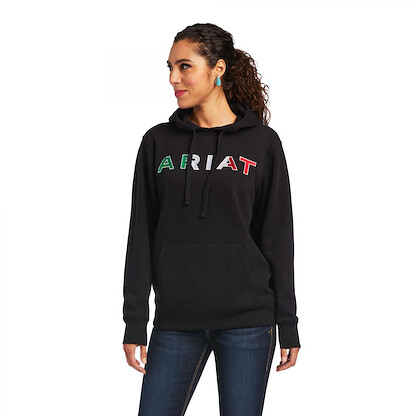 Ariat Women's Mexico Pullover Hoodie Black - 10038930