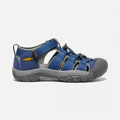 KEEN Unisex Big Kids' Newport H2 Sandal Blue Depths/Gargoyle - 1009962