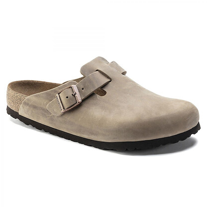 BIRKENSTOCK Men's Boston Soft Footbed Tobacco Oiled Leather (regular width) - 1018147