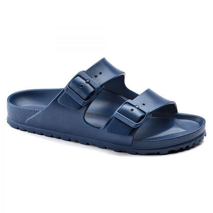BIRKENSTOCK Women's Arizona Essentials EVA Sandal Navy (narrow width) - 1019142