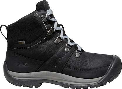 KEEN Women's Kaci III Winter Mid Waterproof Boot Black/Steel Grey - 1026720