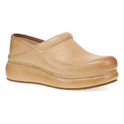 Dansko Women's Platform Pro Clog Honey Distressed Leather - 10301580600