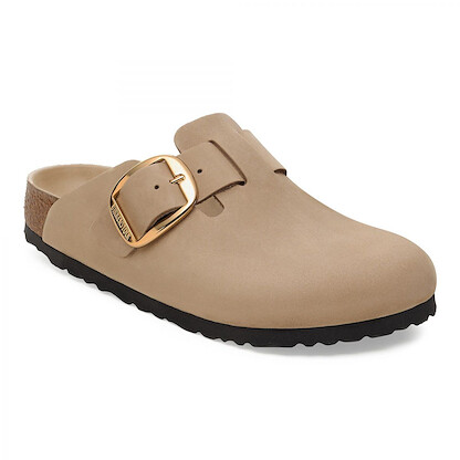 BIRKENSTOCK Women's Boston Big Buckle Clog Tobacco Oiled Leather (narrow width) - 1030425