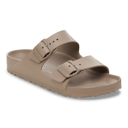 BIRKENSTOCK Men's Arizona Essentials EVA Sandal Gray Taupe (regular width) - 1030447