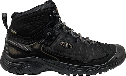 KEEN Men's Targhee 4 Mid Wide Hiking Boot Triple Black - 1031782