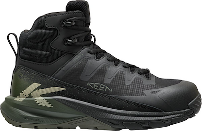 KEEN Utility Men's Targhee Blur Carbon Composite Toe Waterproof Work Boot Forest Night/Black - 1032262