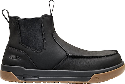 KEEN Utility Men's Gibson Chelsea Carbon Composite Toe Work Boots Black/Gum