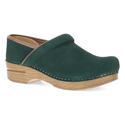 Dansko Women's Professional Clog Evergreen Suede - 1064436112