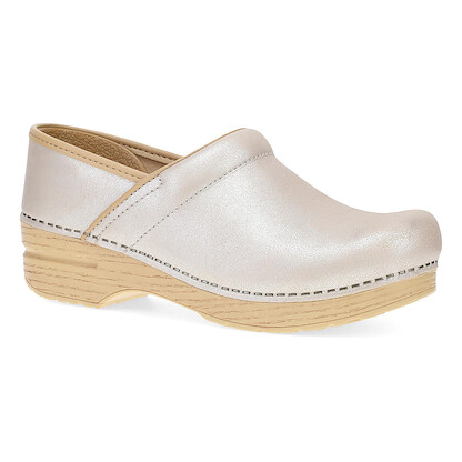 Dansko Women's Professional Clogs Pearl Metallic Leather - 1064611421
