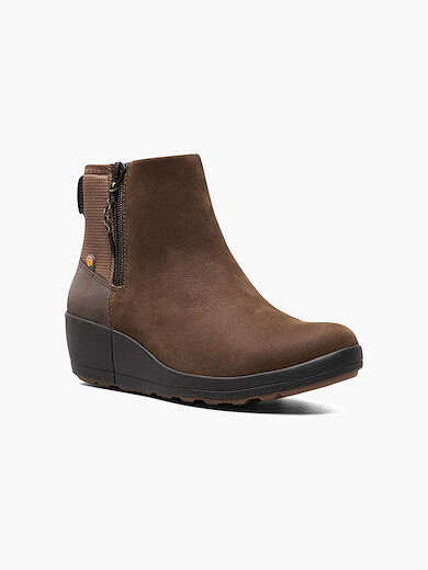 BOGS Women's Vista Rugged Zip Ankle Boot Brown - 73190-200