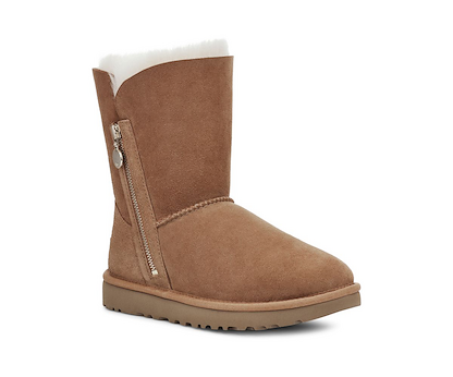 UGG Women's Bailey Zip Short Chestnut - 1112480-CHE