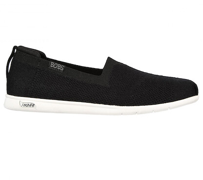 Skechers Women's Arch Fit Plush - Breezy Babe Slip-On Black - 114109-BLK