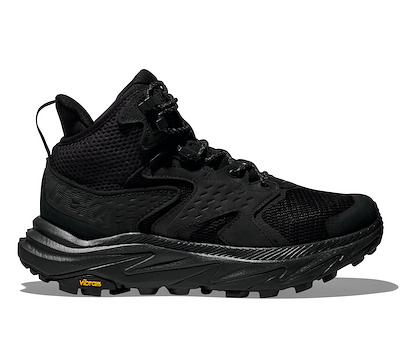 HOKA Men's Anacapa 2 Mid GTX Hiking Boot Black/Black - 1141633F-BBLC