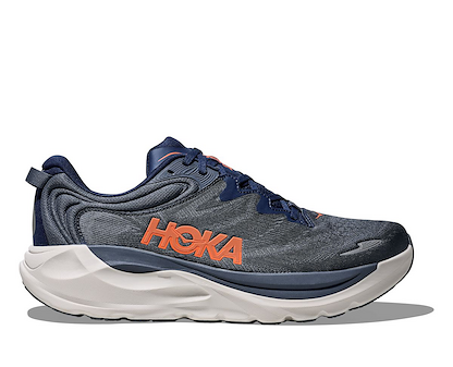 HOKA Men's Gaviota 6 Running Shoes Midnight Blue/Faded Navy - 1171932-MLFD