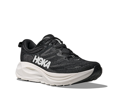 HOKA Men's Gaviota 6 X-Wide(4E) Running Shoe Black/White - 1171936-BWHT