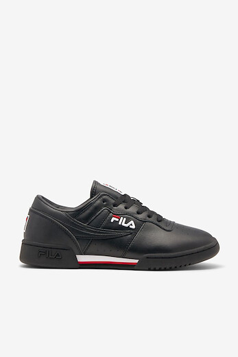 FILA Men's Original Fitness Sneaker Black/White/Red - 11F16LT-970