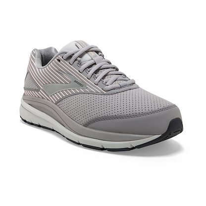 Brooks Women's Addiction Walker Suede Alloy/Oyster/Peach - 120308-007