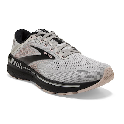 Brooks Women's Adrenaline GTS 22 Grey/Rose/Black - 120353-035