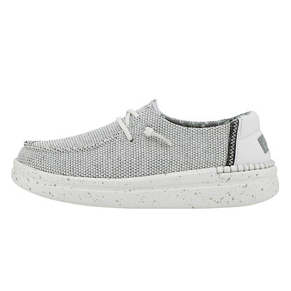 HEY DUDE Shoes Women's Wendy Rise Sox Stone White - 121940705