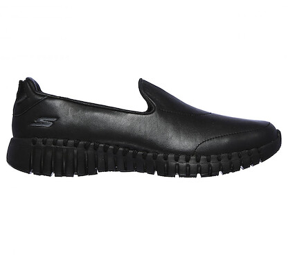 Skechers Women's GO Walk Smart - Fancy Pants Slip-On Sneaker Black - 124061/BBK