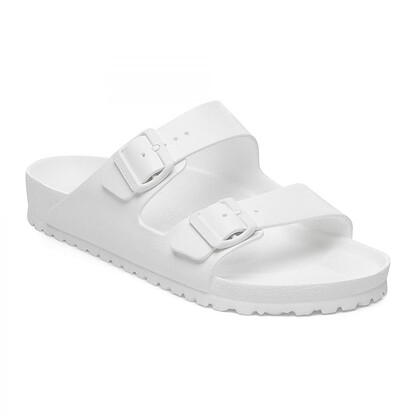 BIRKENSTOCK Unisex Arizona Essentials EVA Sandal White (regular width) - 0129441
