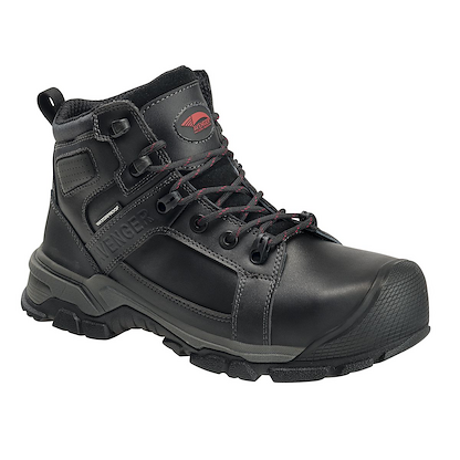 Avenger Men's 6" Ripsaw Carbon Composite Toe EH PR Waterproof Work Boots Black - A7331