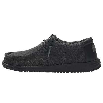 HEY DUDE Shoes Boys Wally Youth Black  - 130134900