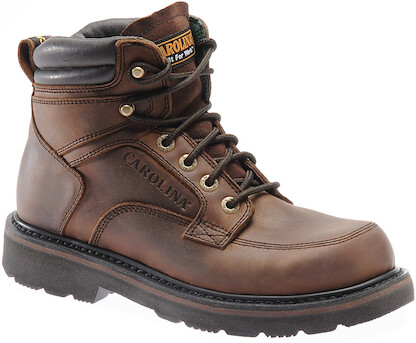 CAROLINA Men's 6"  Steel Toe Work Boot Dark Brown - 1399