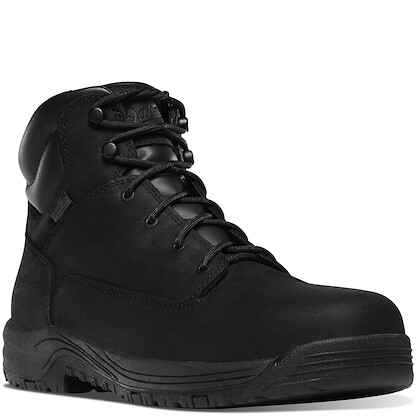 DANNER WORK Men's 6" Caliper Aluminum Toe Waterproof Work Boot Black - 19454