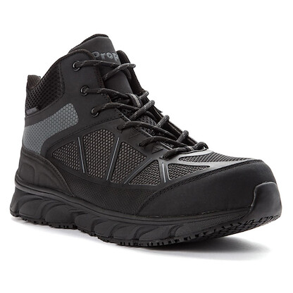 Propet Men's Seeley Hi Composite Toe Waterproof Work Boot Dark Grey/Black - MAU022MGYB