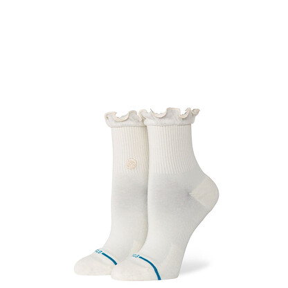 Stance Women's Ruffle Icon Quarter Ivory - W345BD25RU-IVO