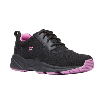 Propet Women's Stability X Walking Shoe Black/Berry - WAA032MBBY