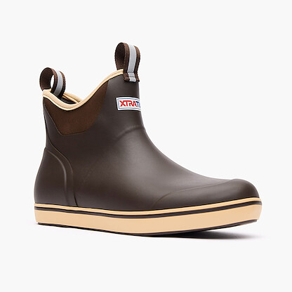 XTRATUF Men's 6" Ankle Deck Boot Chocolate/Tan - 22734