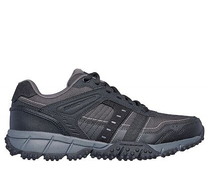 Skechers Men's Urban Trax Trail Walking Shoes Black/Charcoal - 237735-BKCC