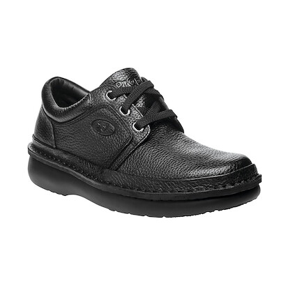 Propet Men's Villager Oxford Black Tumbled Leather - M4070B
