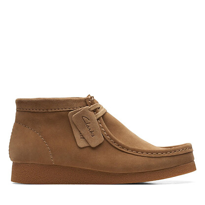 Clarks Men's Wallabee EVO Chukka Boot Dark Sand Suede - 26172824